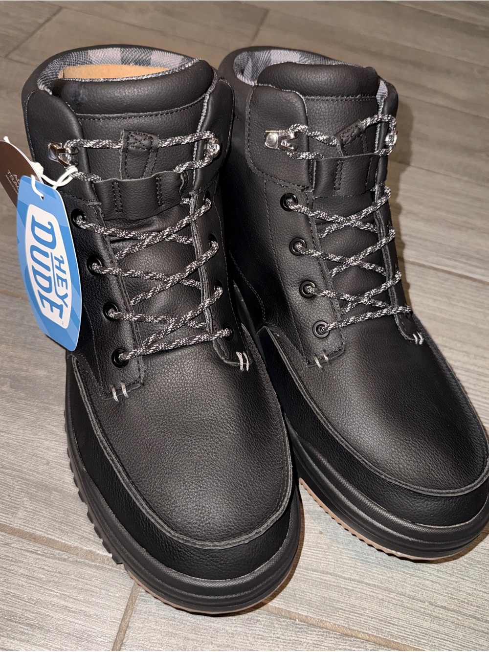 HEYDUDE Bradley II Classic Men’s Boots Size 11 Black New